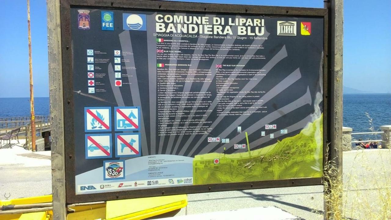 Nerossidiana Sul Mare Di Lipari Apartamento Exterior foto
